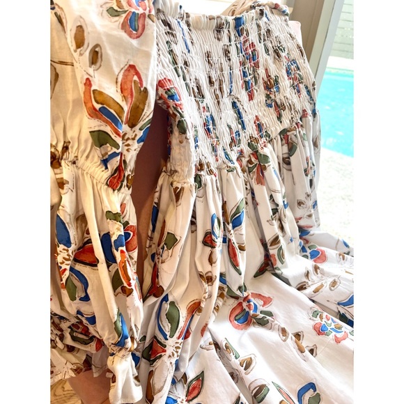 MISA Los Angeles | ‘Zadie’ Floral Smocked Babydoll Dress | Size M - Picture 9 of 14